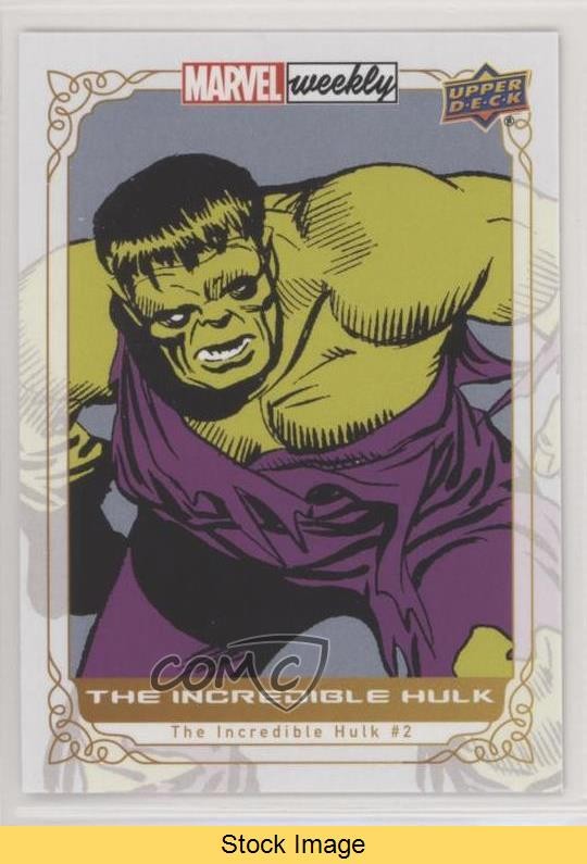 2019 Upper Deck Marvel Weekly The Incredible Hulk #18 READ 1md