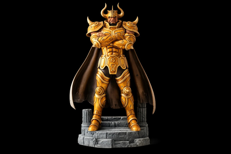 Diorama Cavaliere dello Zodiaco 'Toro' cm 18