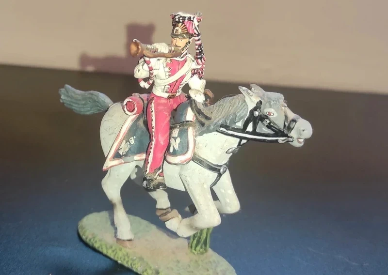Trombettiere a cavallo – De Agostini – Cavalleria delle guerre napoleoniche – 1:32
