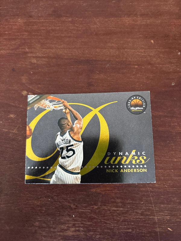 Carte NBA Skybox 93/94 Dynamic Dunks Anderson