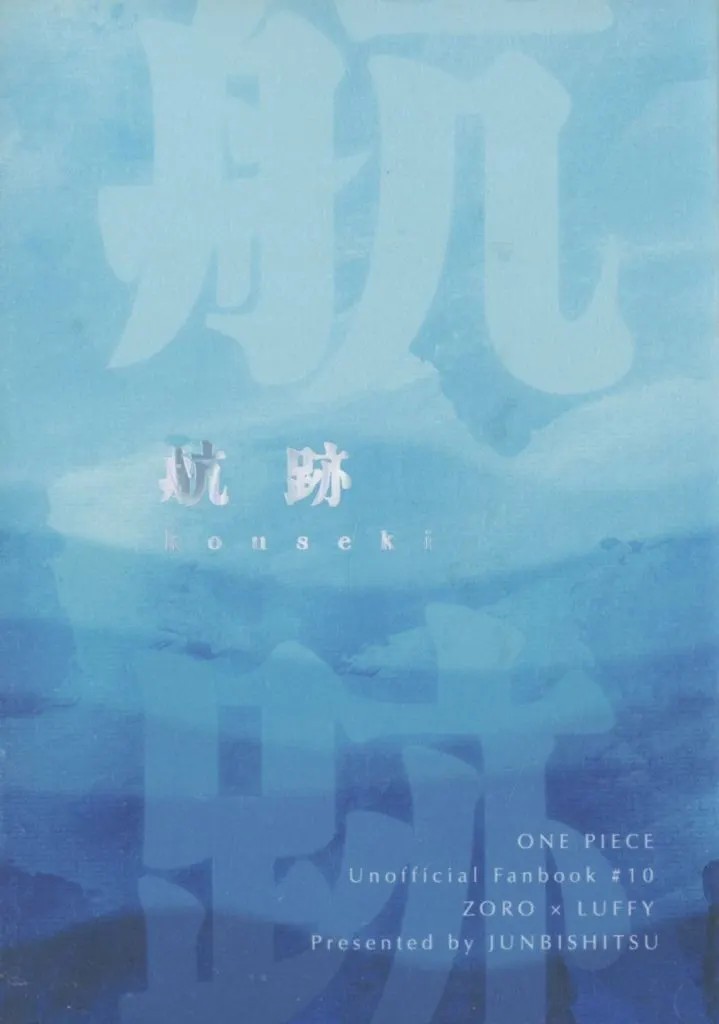 Raro romanzo One Piece Zoro BL doujinshi 486p Giappone 14 anni + GIAPPONE