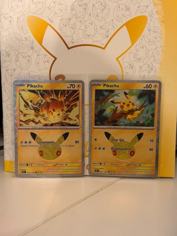 30 Anniversario Pokémon - Pikachu 024+041/128