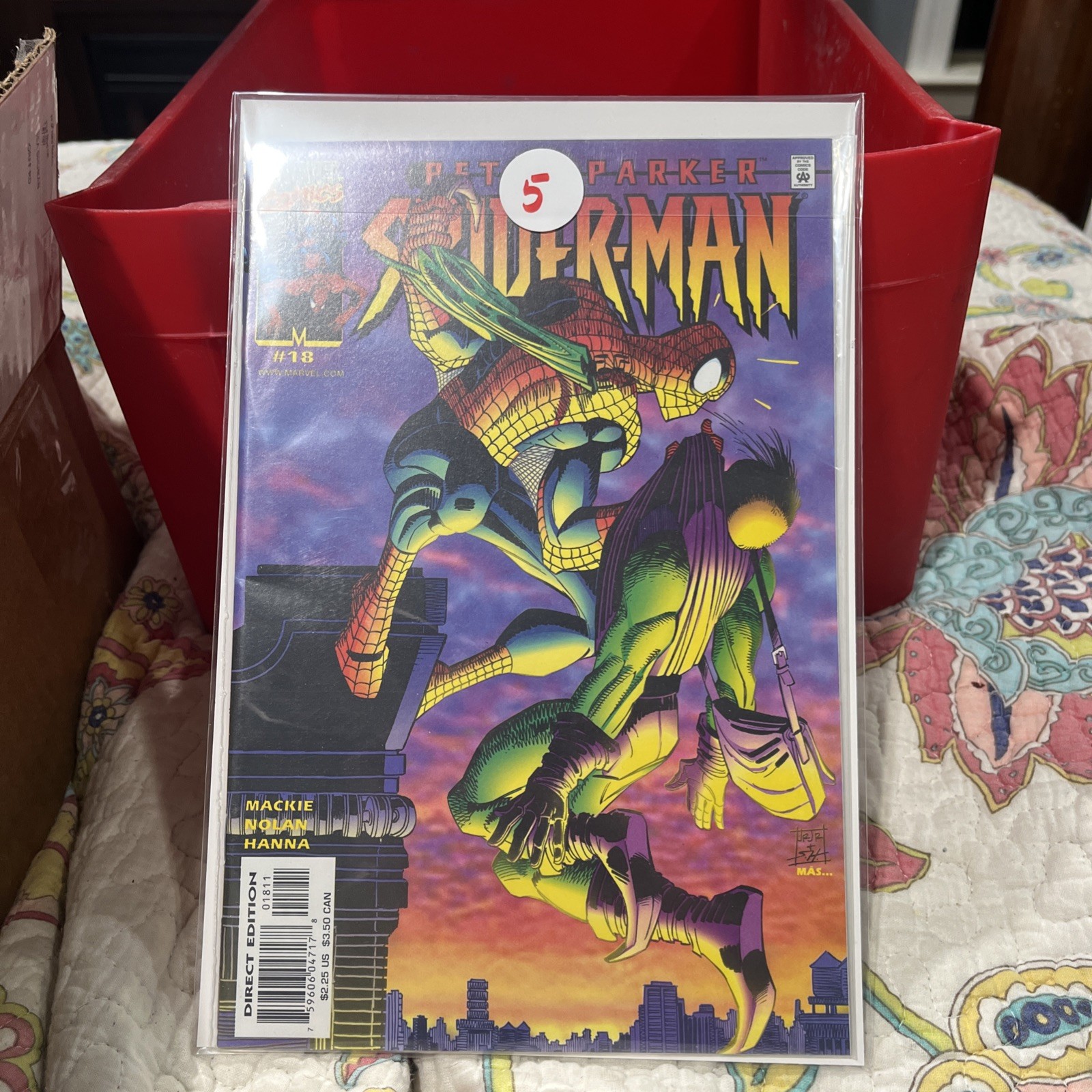 Peter Parker Spider-Man #18 2000 Marvel Mackie Graham Nolan imballato e imbarcato
