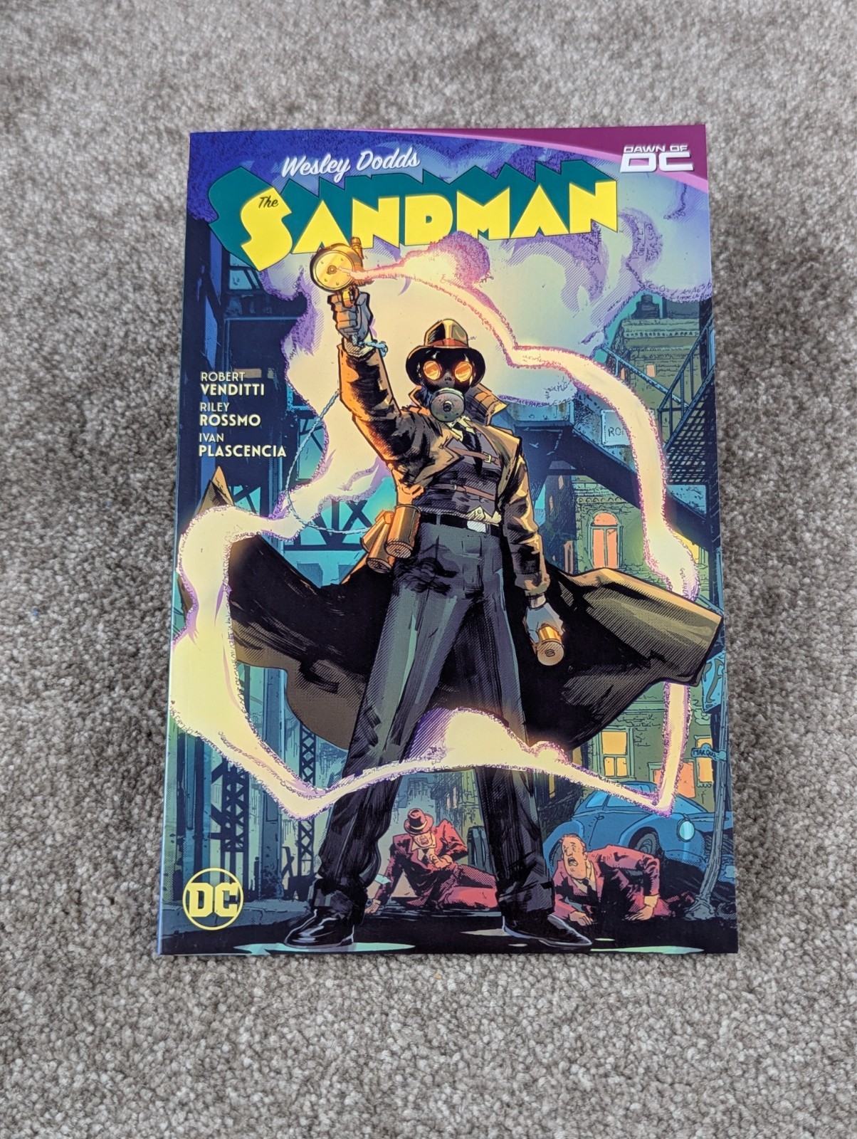 DC Wesley Dodds The Sandman Dawn of DC Graphic Novel TPB Venditti Rossmo 2024