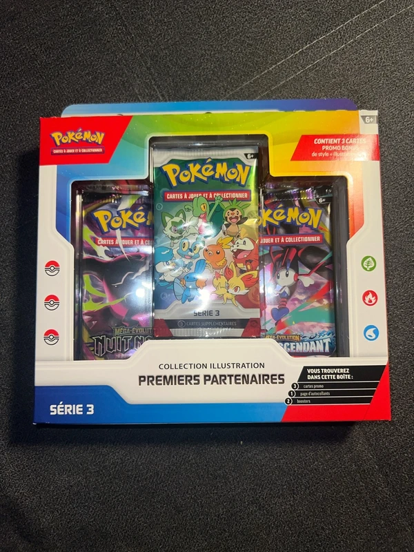 Coffret Pokémon premiers partenaires série 3