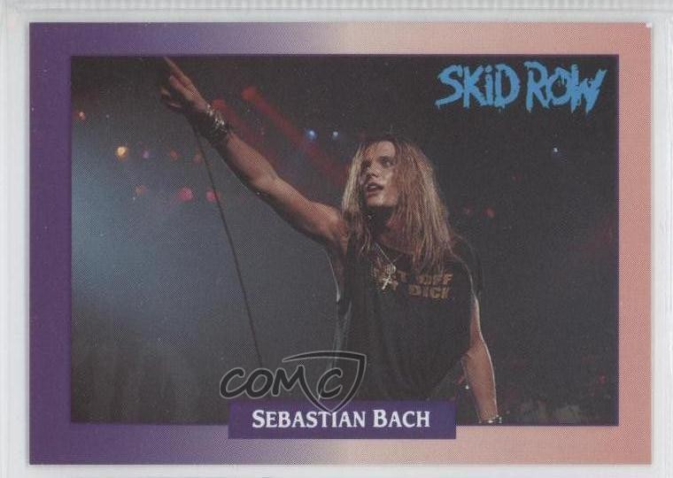 1991 Brockum RockCards Sebastian Bach #167 0a1