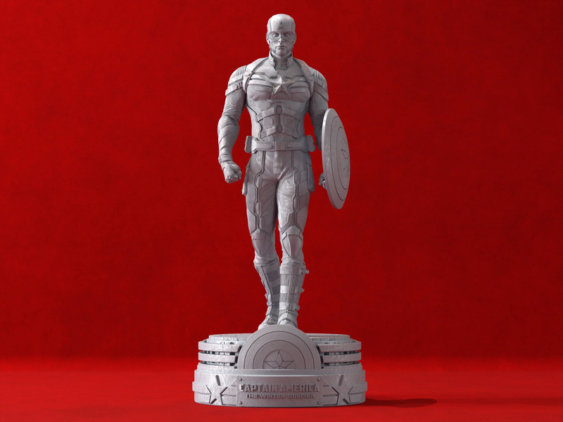 Captain America / Chris Evans. El Soldado de Invierno. 30cm