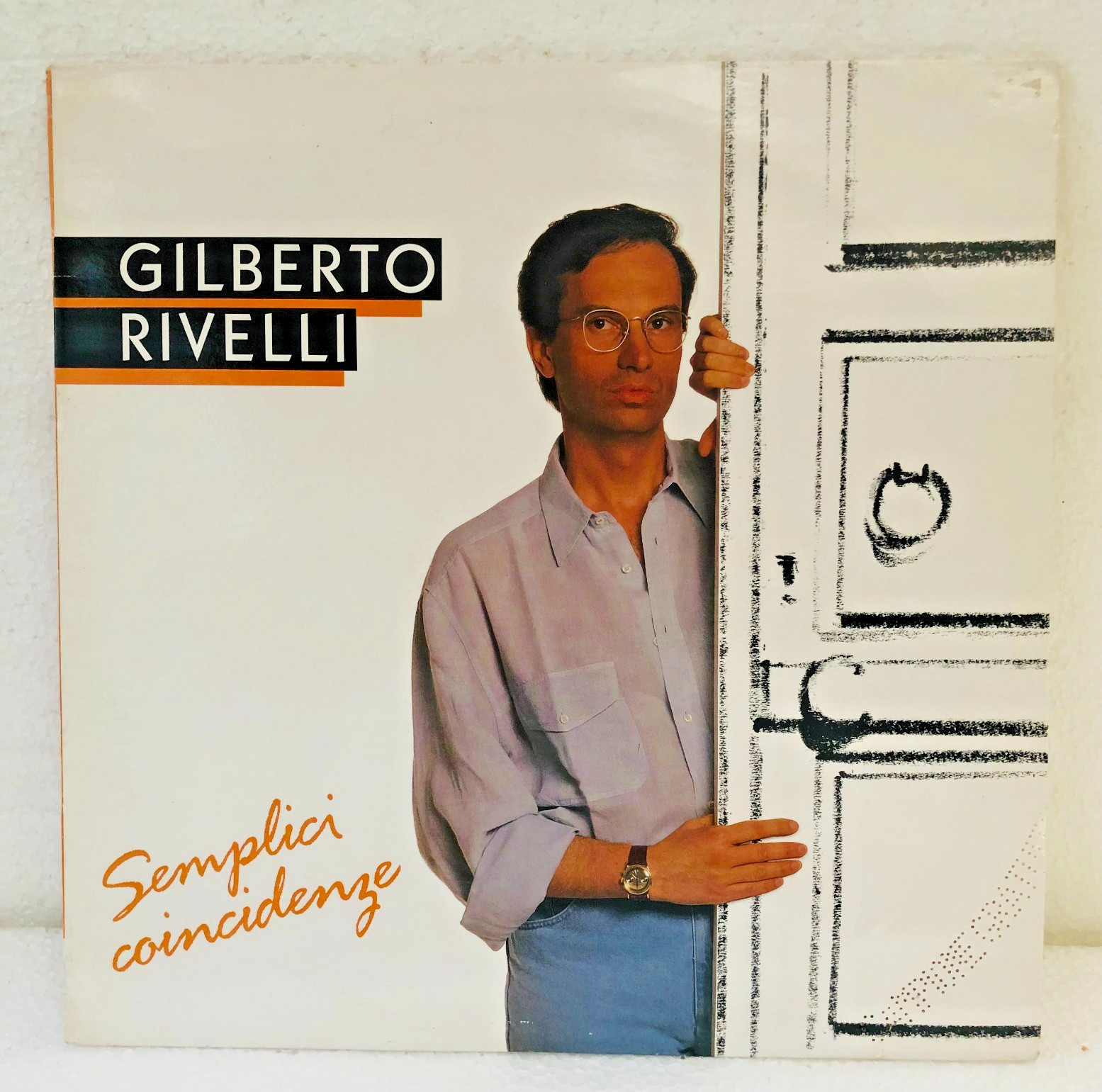 LP GILBERTO RIVELLI - Semplici Coincidenze (1991) Vinile NM/EX RARO Promo / Camp