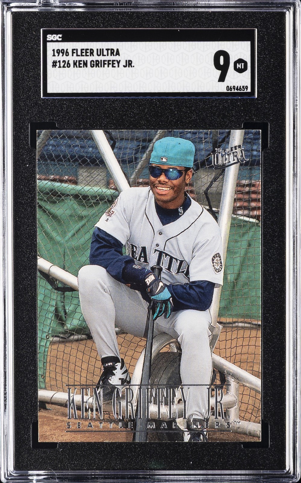1996 FLEER ULTRA ##126 KEN GRIFFEY JR. SGC 9