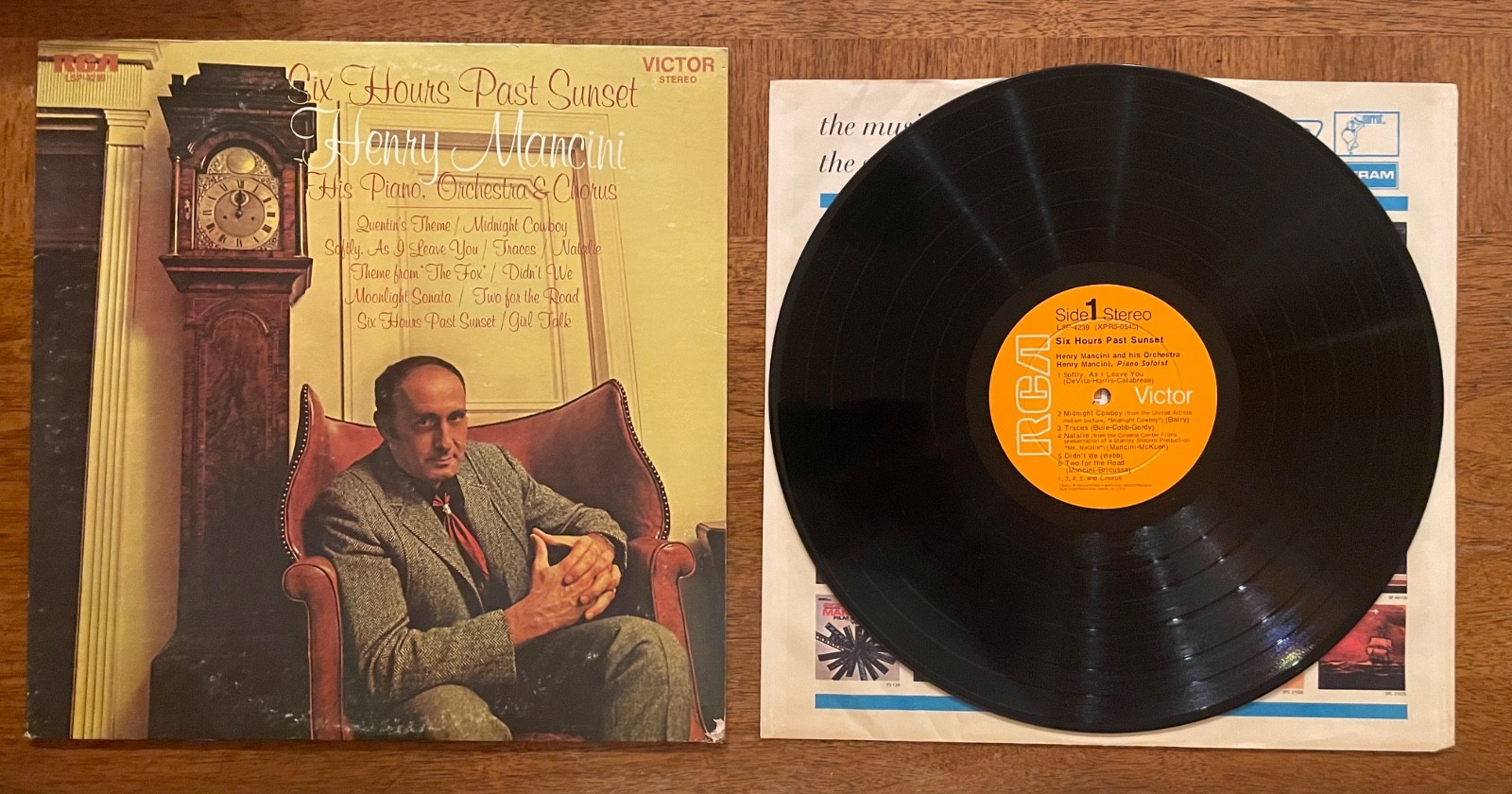 Henry Mancini - Six Hours Past Sunset - 1969 pressing. Jazz. Easy listening. RCA
