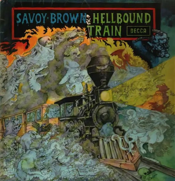 Savoy Brown Hellbound Train 1ST GERMAN PRESSING Decca Vinyl LP