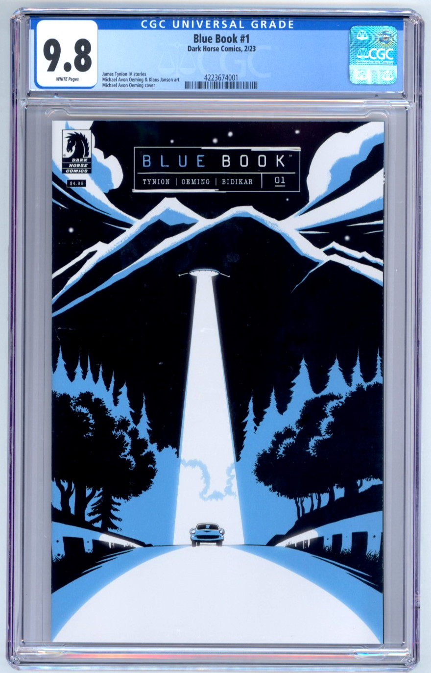 Blue Book #1 CGC 9.8 Copertina A James Tynion IV Dark Horse Comics 2023 prima stampa