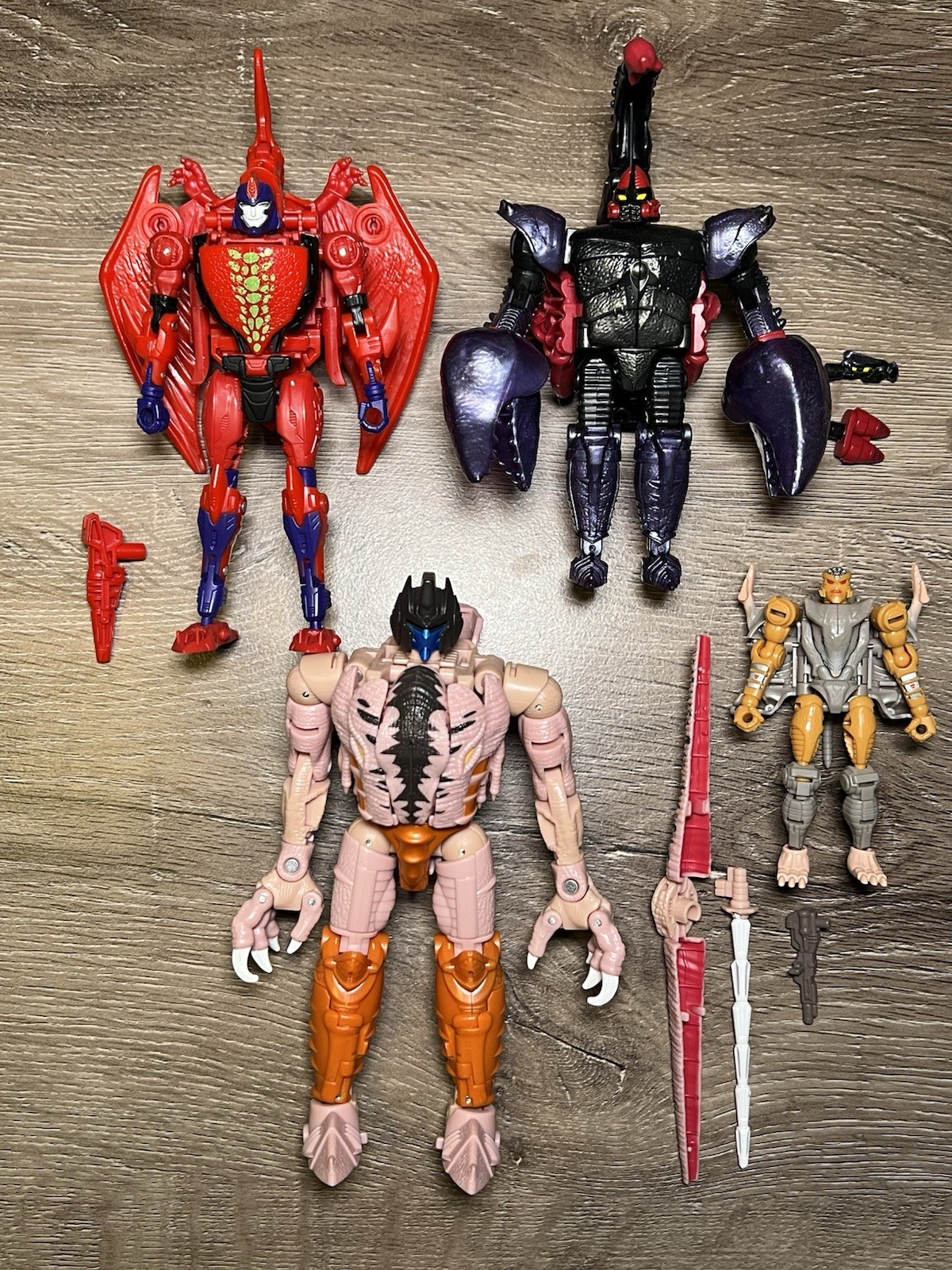 Lotto Transformers Hasbro Beast Wars sfusi Dinobot Rattrap Scorponok Terrorsaur