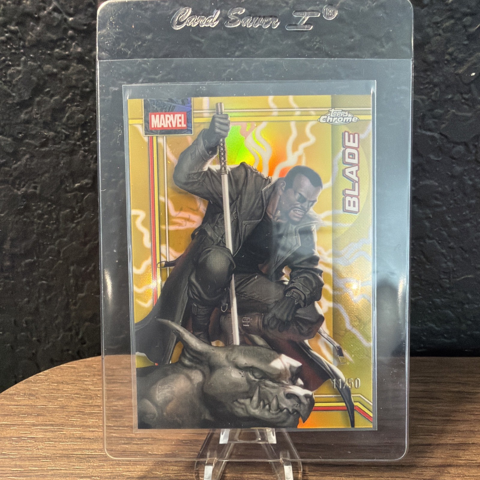 *RARE* 2026 Topps Chrome Marvel Blade #17 Gold Refractor 11/50 