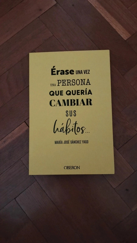 Libro era ser una persona que quería cambiar sus hábitos