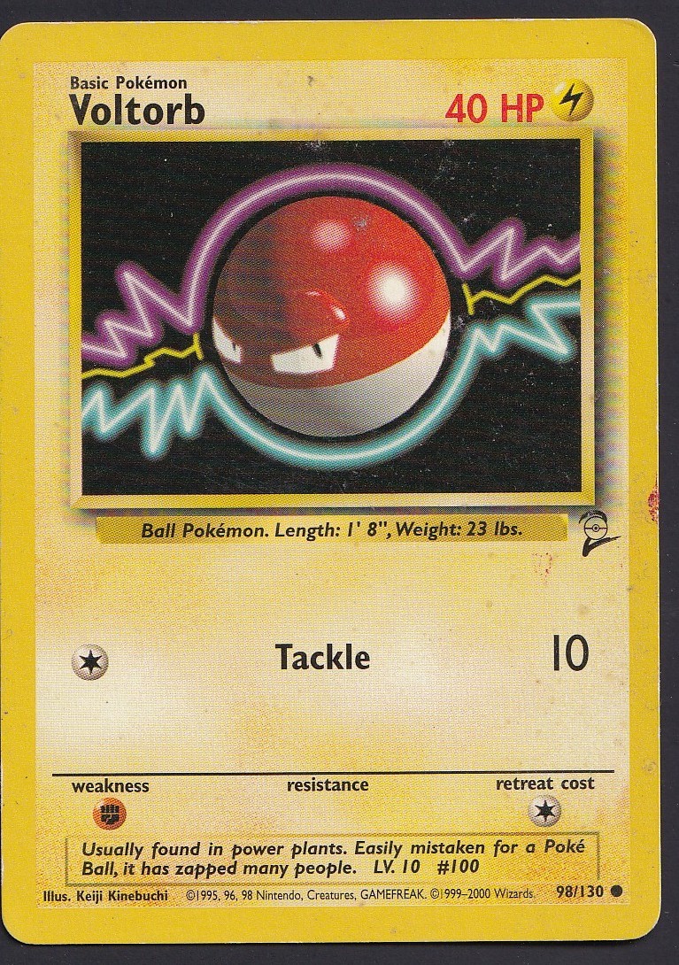 Voltorb 98/130 BS2 Set Base 2 Pokémon LP/NM