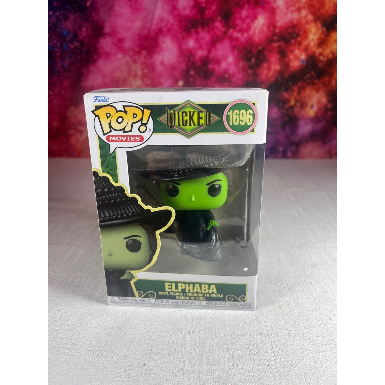 Funko Pop Movies Wicked Elphaba 1696 Figura in vinile Strega Verde da collezione
