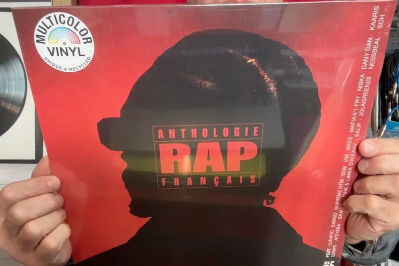 anthologie rap Francais 2 lp vinyl 33t couleur