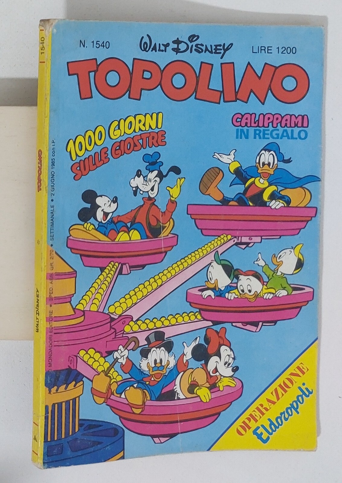 65112 TOPOLINO libretto n. 1540 - Mondadori 1985