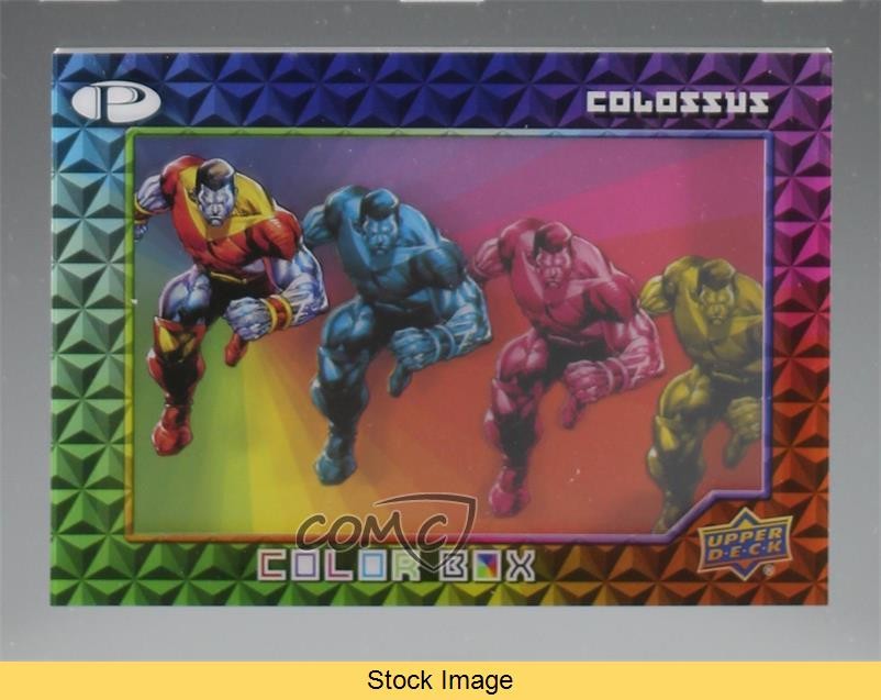 Upper Deck Marvel Premier Color Box Colossus 2019 #CB-3 LEGGI 09q5
