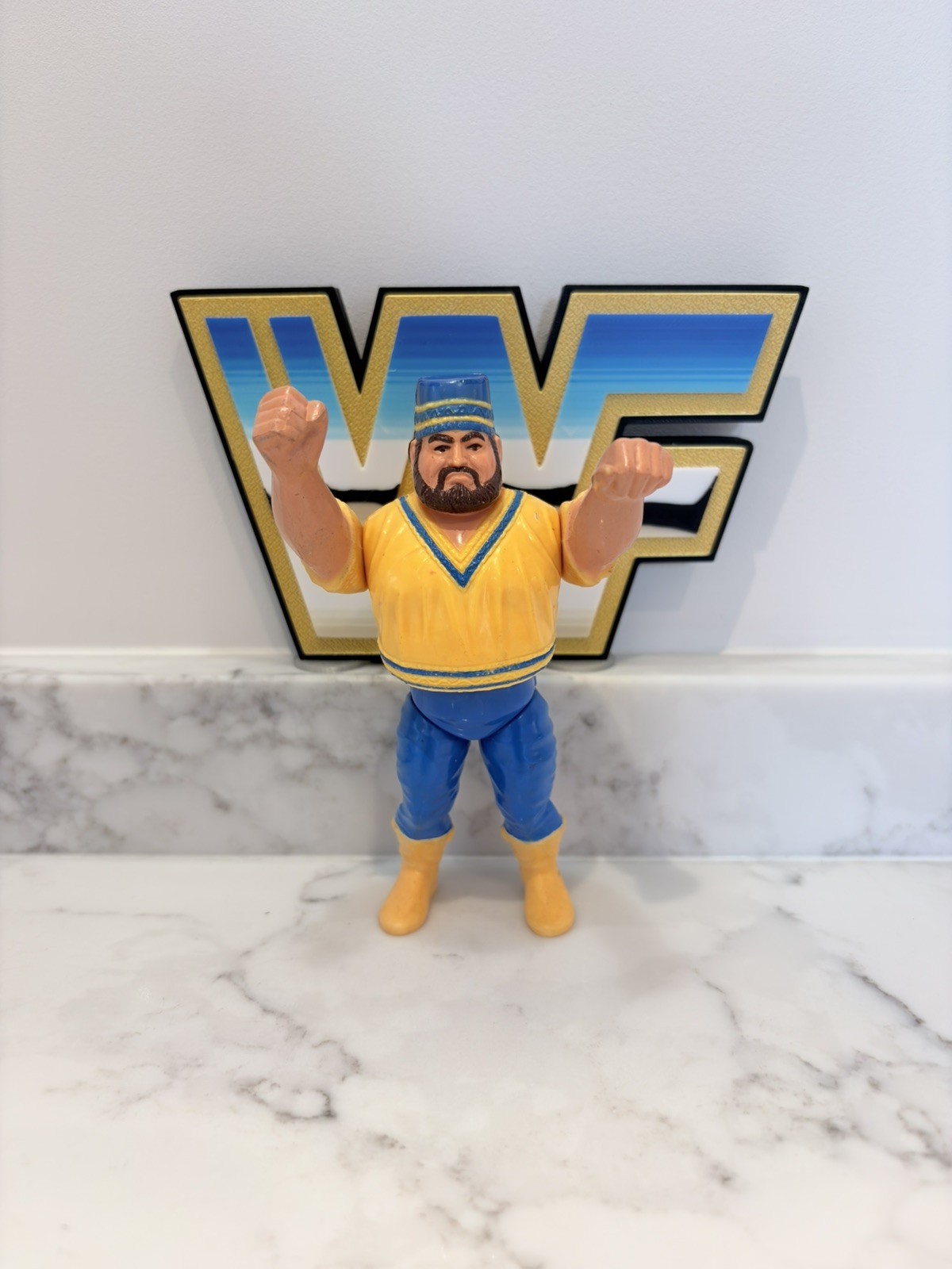 ⭐️ WWF - Hasbro - Akeem - Nice Condition⭐️  