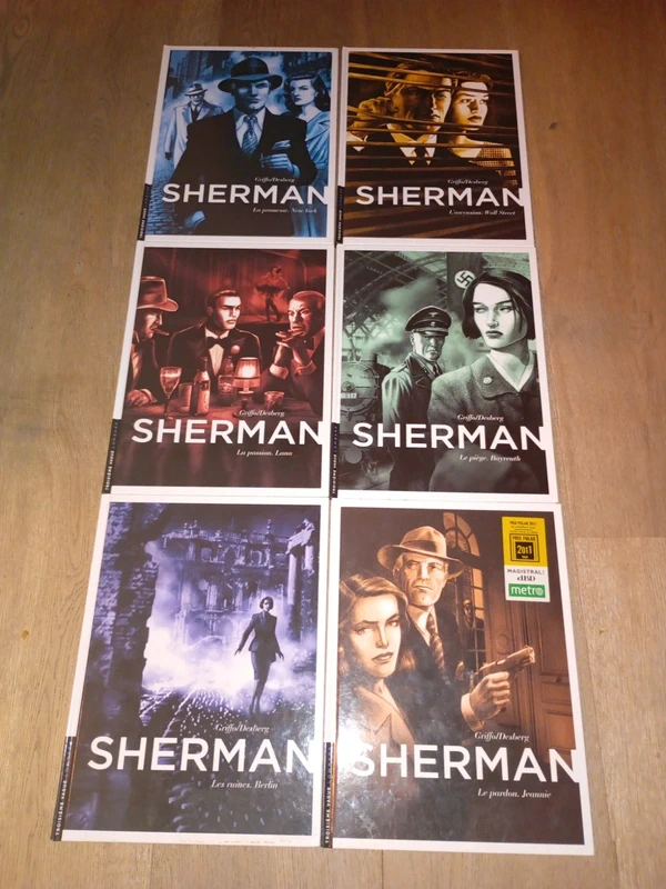 BD Sherman – Intégrale série complète Tomes 1 à 6 – BD