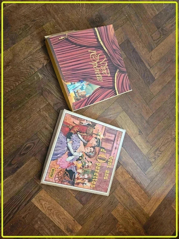 Vinyles Vive l'operette et cent ans d'opérettes édition Decca