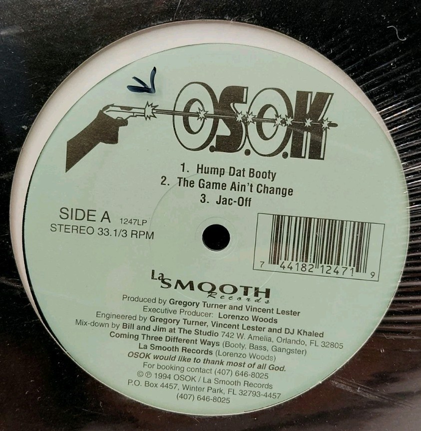 O.S.O.K. "Hump Dat Booty" 12" Vinyl Record single SEALED/NEW, (1994)