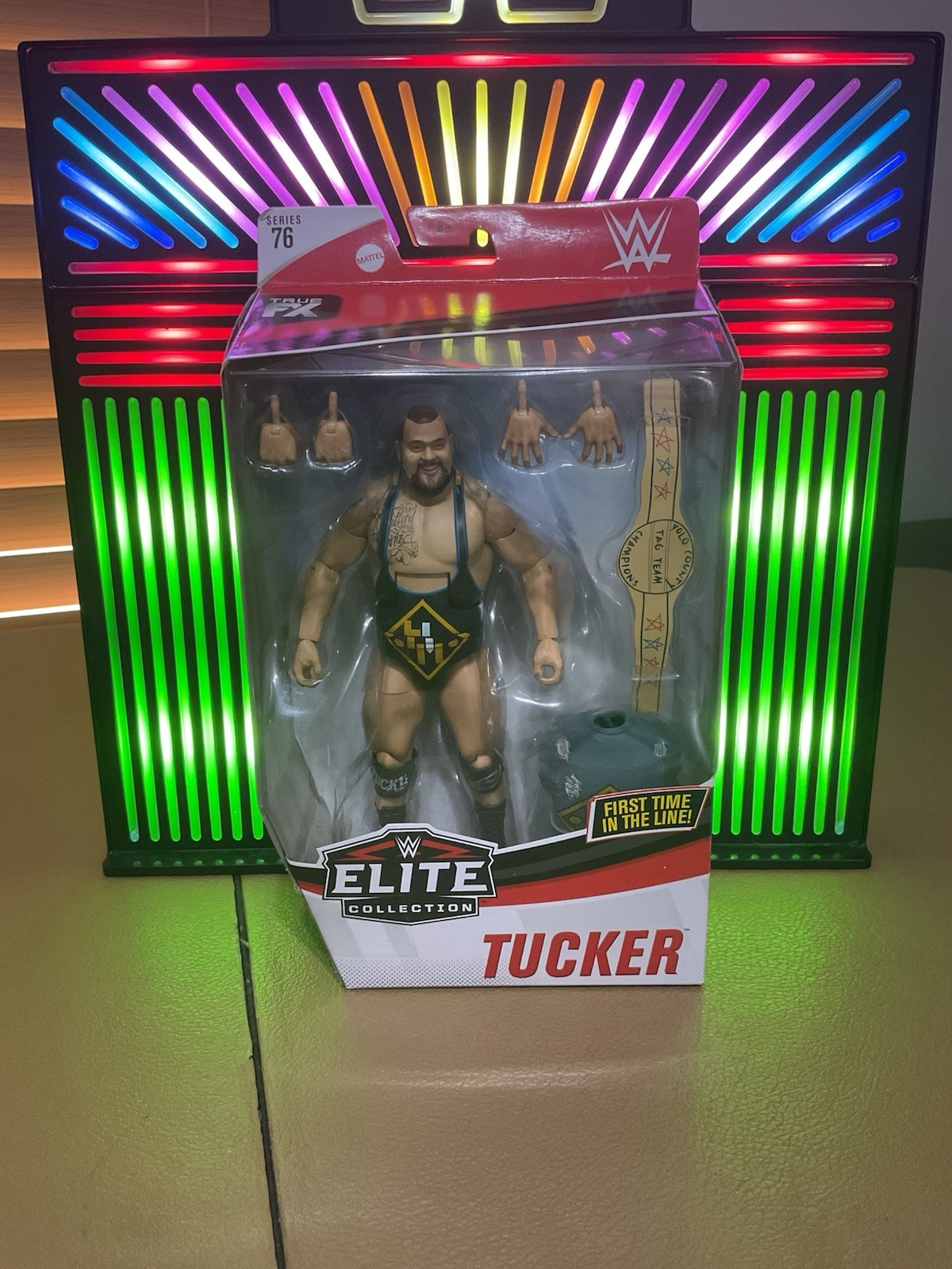 WWE Elite Collection Heavy Machinery Tucker Action Figure Serie 76 2020 Nuovo NXT