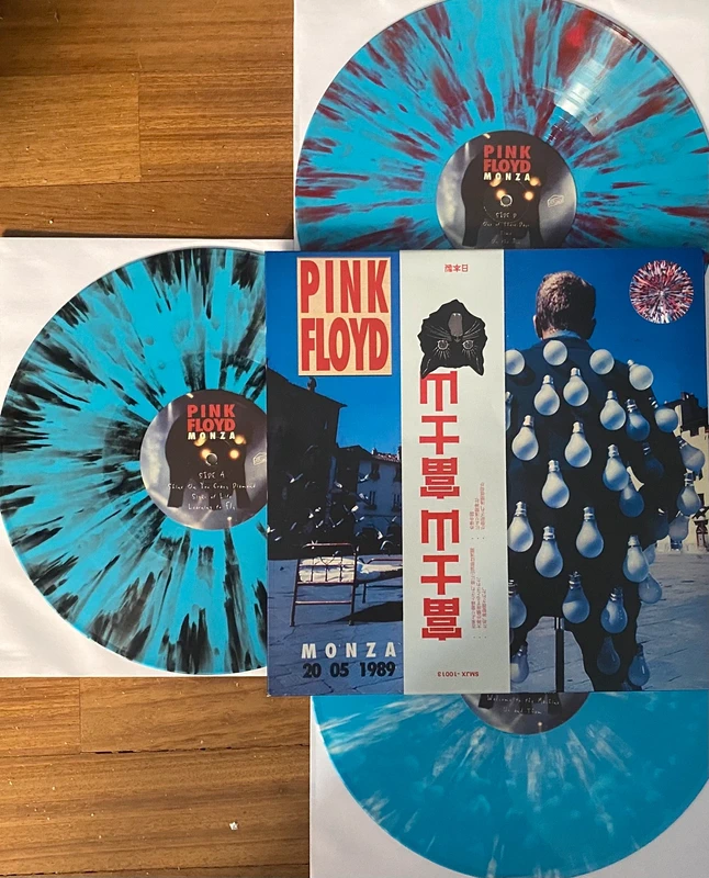 Pink Floyd Monza 89 complete show 3 lps multicolor vinyl