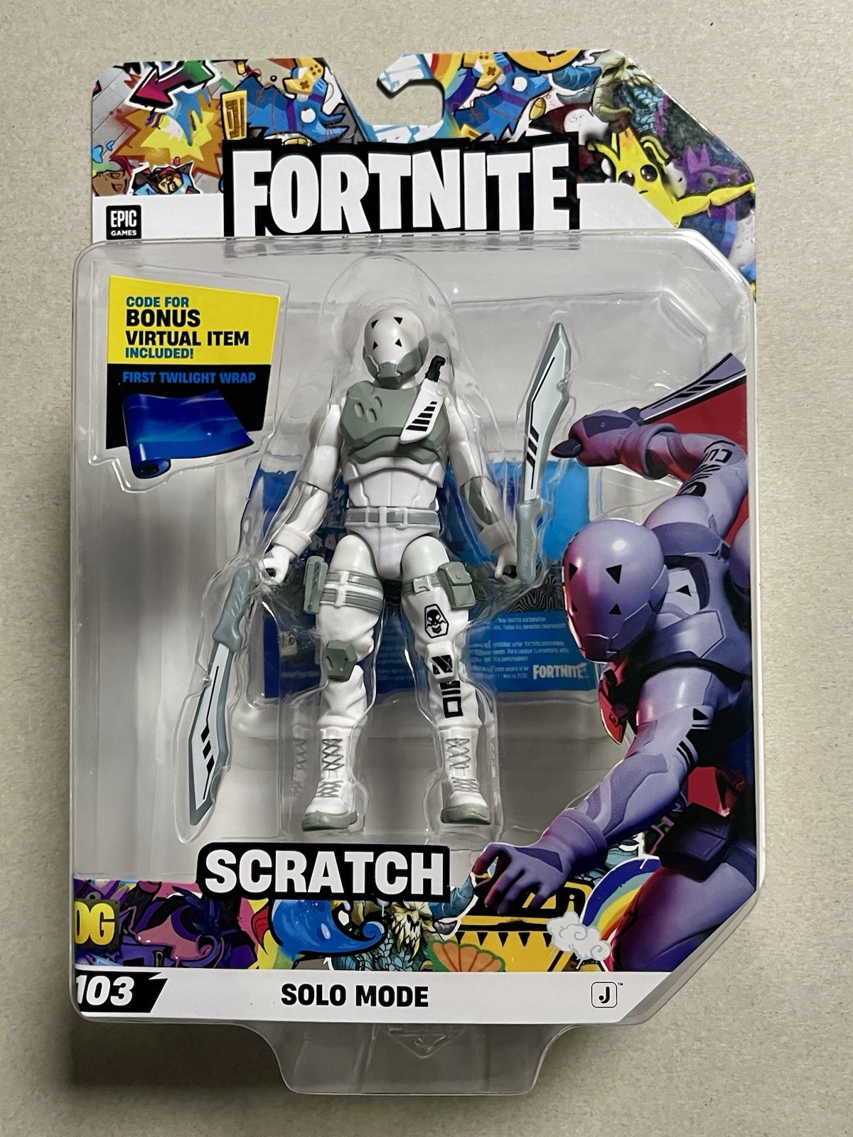 Fortnite Jazwares 2026 OG Scratch Solo Mode 4" Action Figure #103 NEW