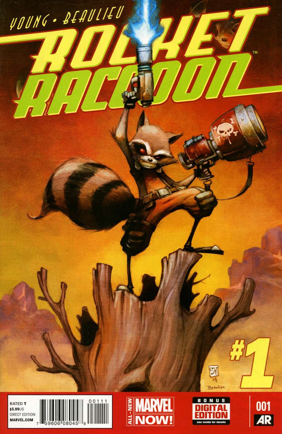 Rocket Raccoon (2nd Series) #1 VF; Marvel | Skottie Young - w/Bag+Board
