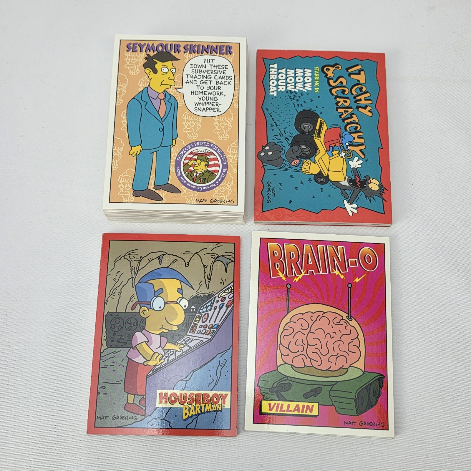 1994 Skybox Simpsons Series 2 - Complete Base Card Set of 80 -