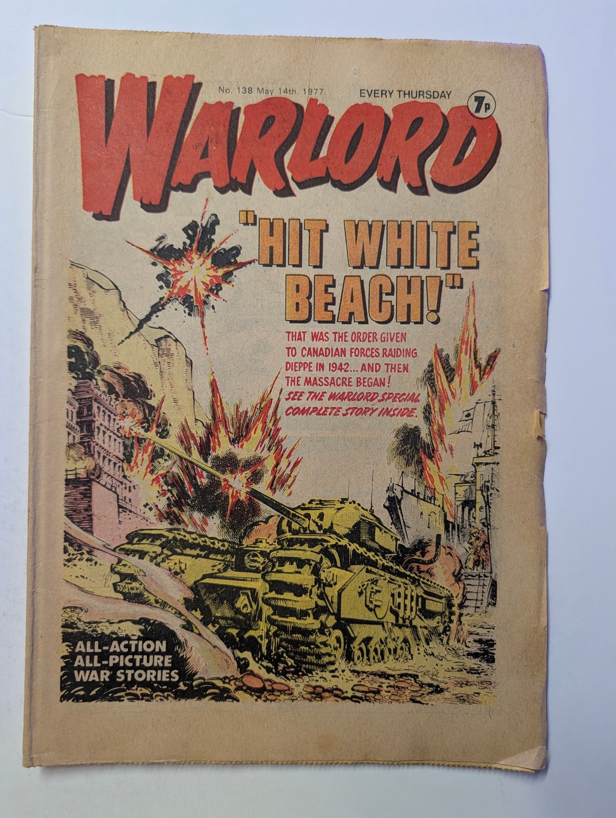 Warlord Comic No 138, May 14th 1977.