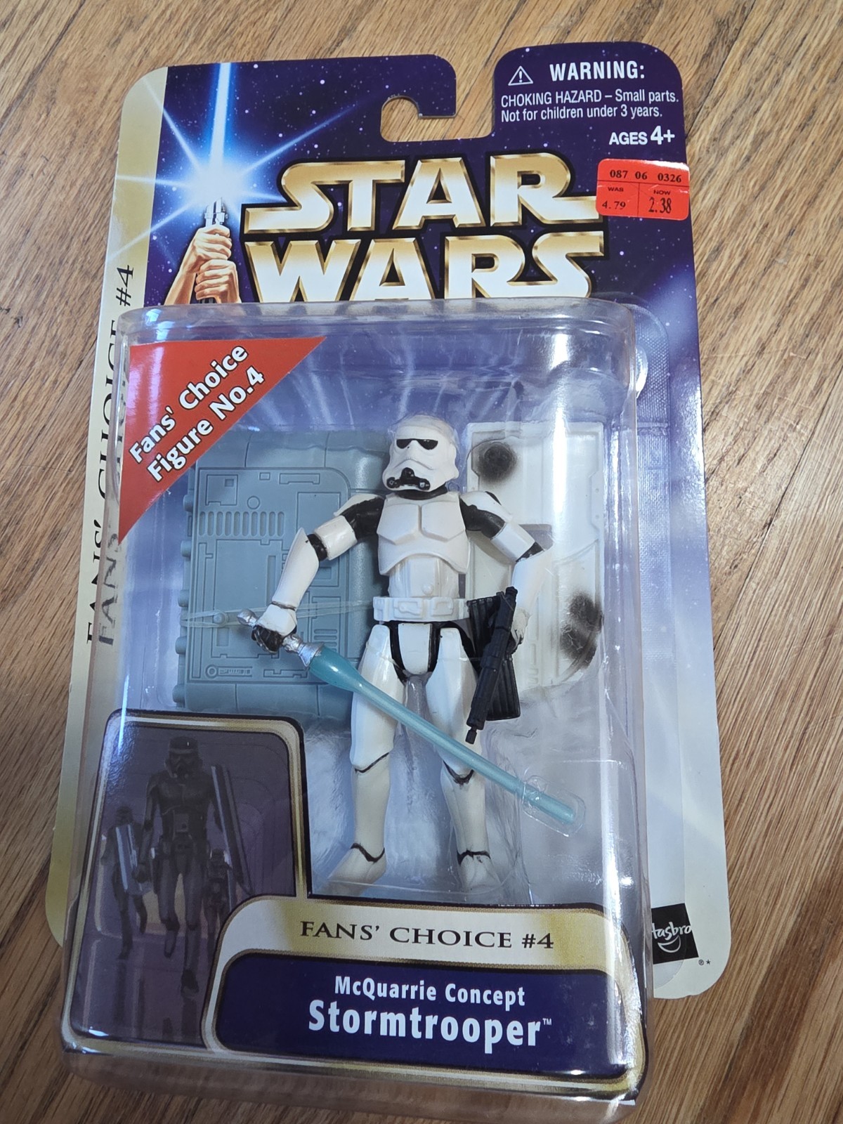 Modellino McQuarrie Concept Stormtrooper Star Wars Fan's Choice 4 Hasbro NUOVO