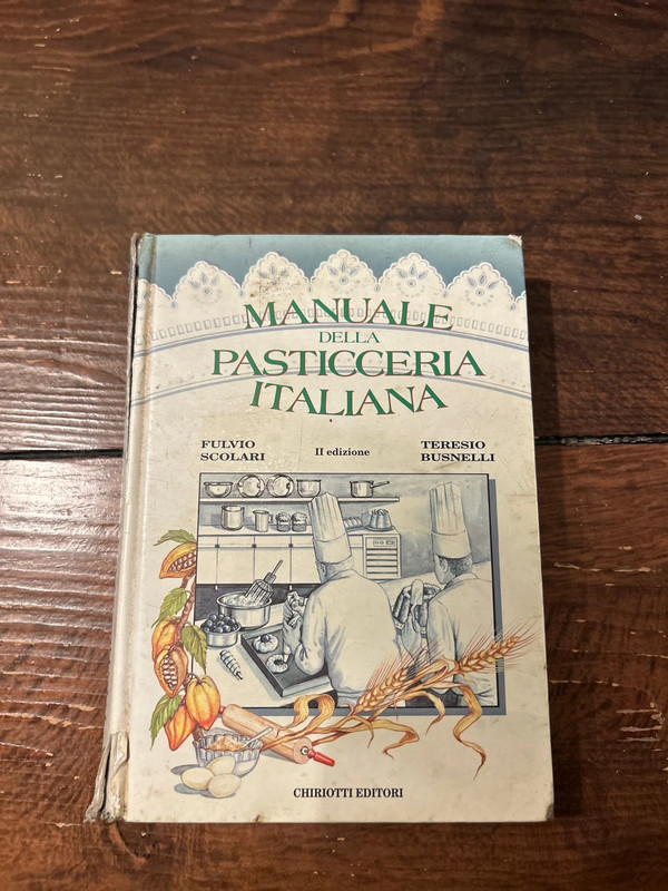 Manuale della pasticceria italiana libro vintage