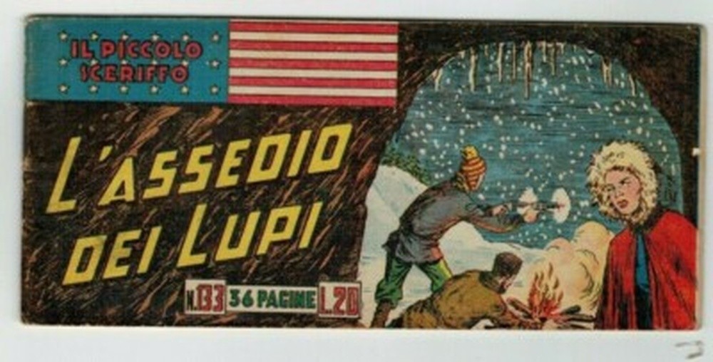 STRISCIA ORIGINALE IL PICCOLO SCERIFFO I SERIE N. 133 DEL 1951 - RARO