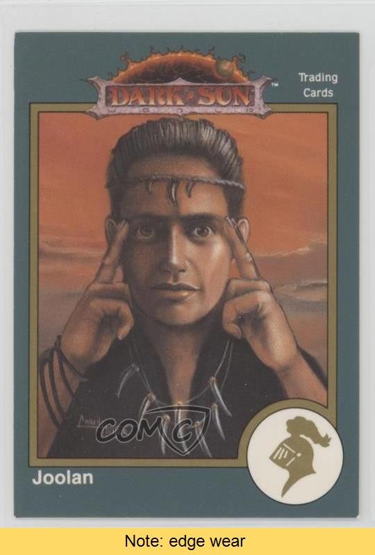 1993 TSR Advanced Dungeons & Dragons Dark Sun Gold Joolan Entine #488 READ 0b5
