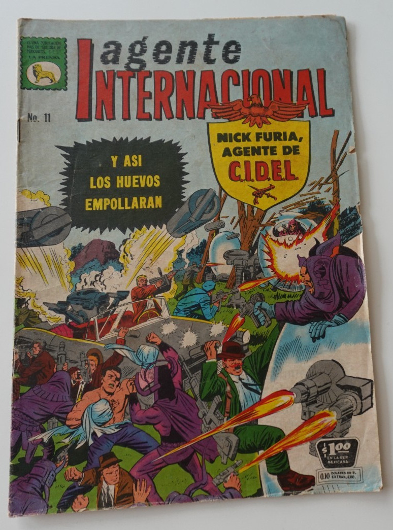 Cómic E. LA PRENSA/MEXICO AGENTE INTERNAZIONALE "C.I.D.E.L." 1967 #11
