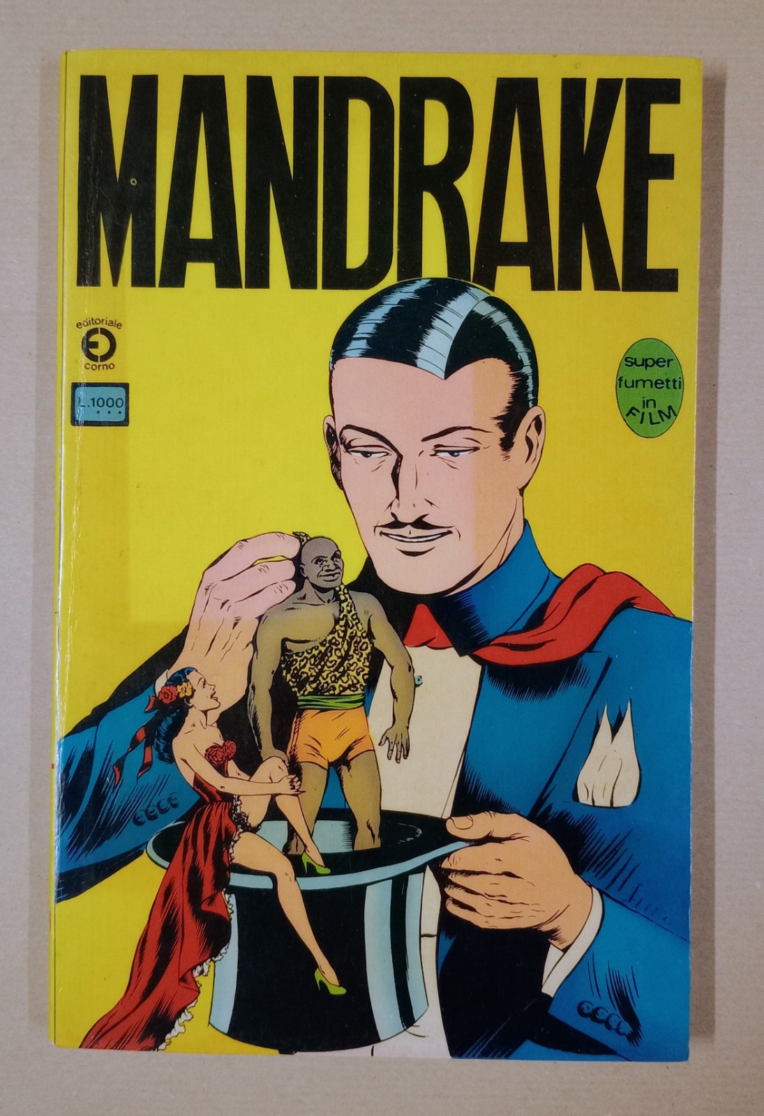 Mandrake Super Fumetti in Film Editoriale Corno