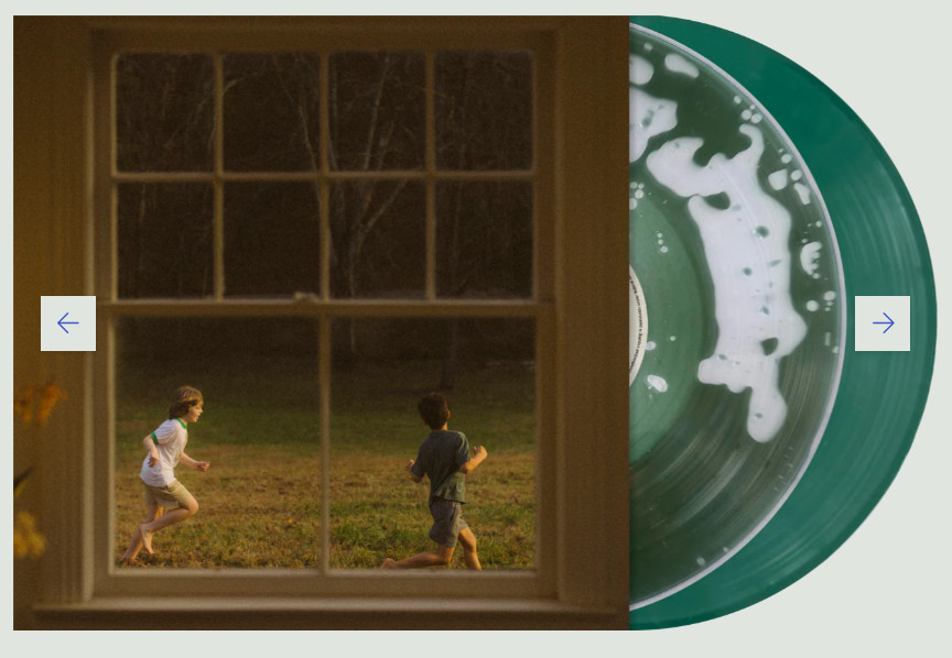NOAH KAHAN - The Great Divide pressed to “Pond Water” liquid LP w/ green disc 2