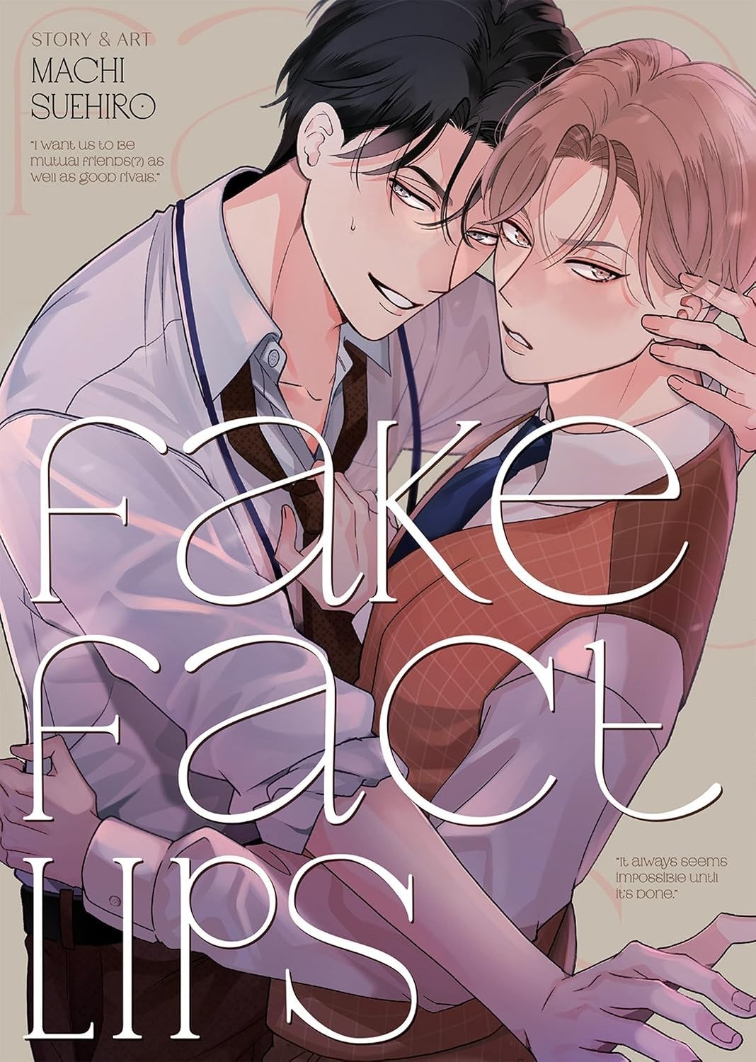 Fake Fact Lips Manga GN Yaoi BL Boys Love Pride Machi Suehiro nuovo come nuovo