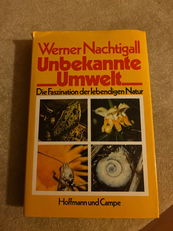 Werner Nachtigall – Unbekannte Umwelt | 1. Auflage 1979