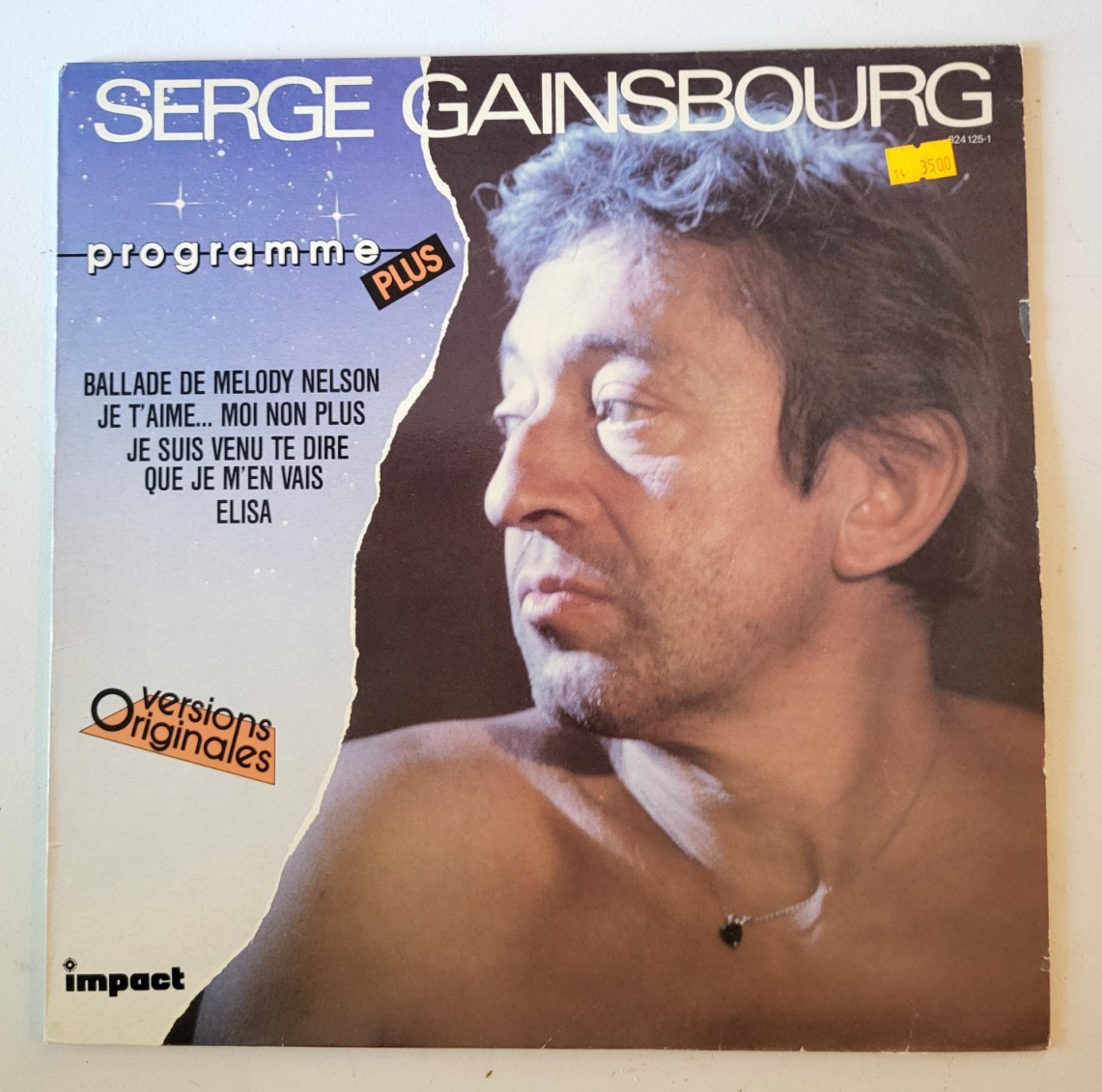 Serge Gainsbourg - Programme Plus - Rare LP 33T Fra 1985 Comme Neuf.