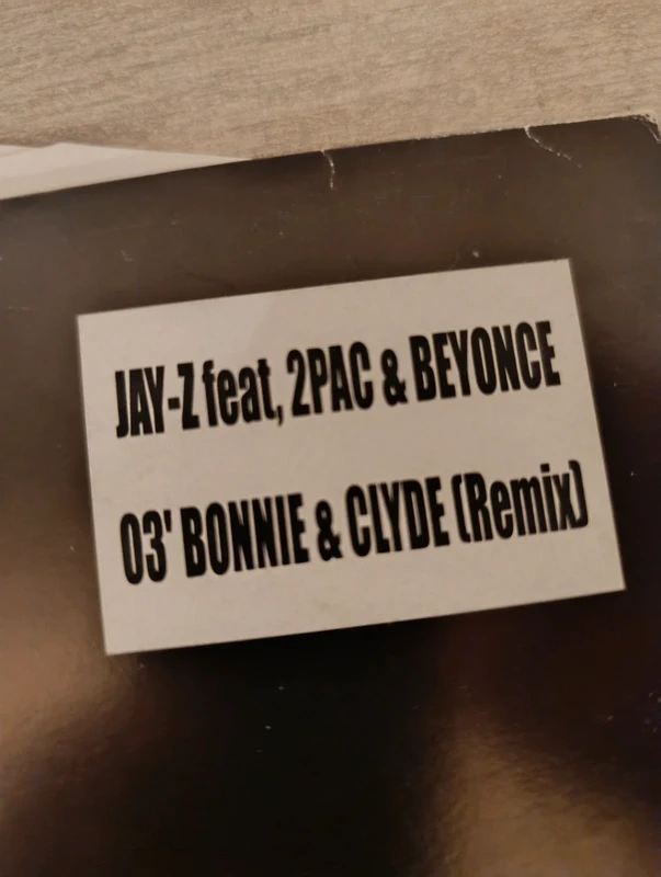 Vinyle Maxi 33t Remix Jay Z "Bonnie & " feat 2Pac and Beyoncé Clyde
