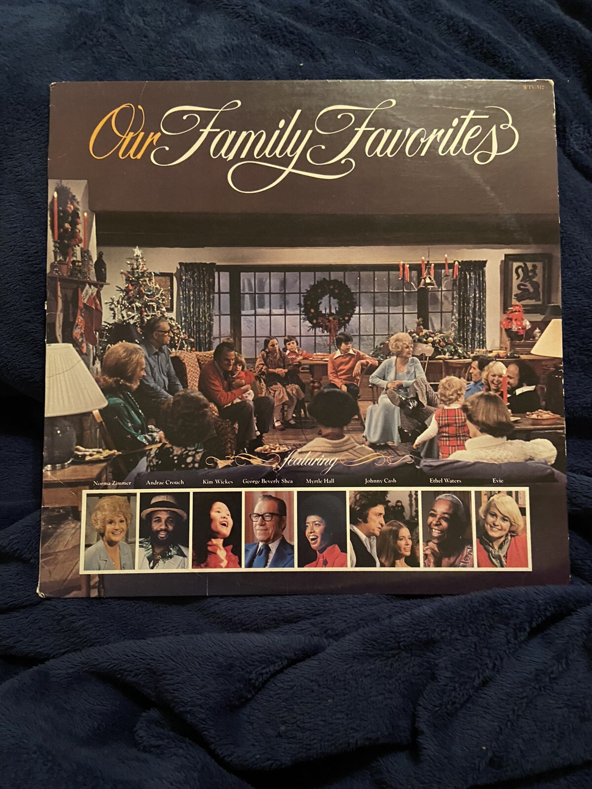 Our Family Favorites LP Various Word Billy Graham Andre Crouch Johnny Cash
