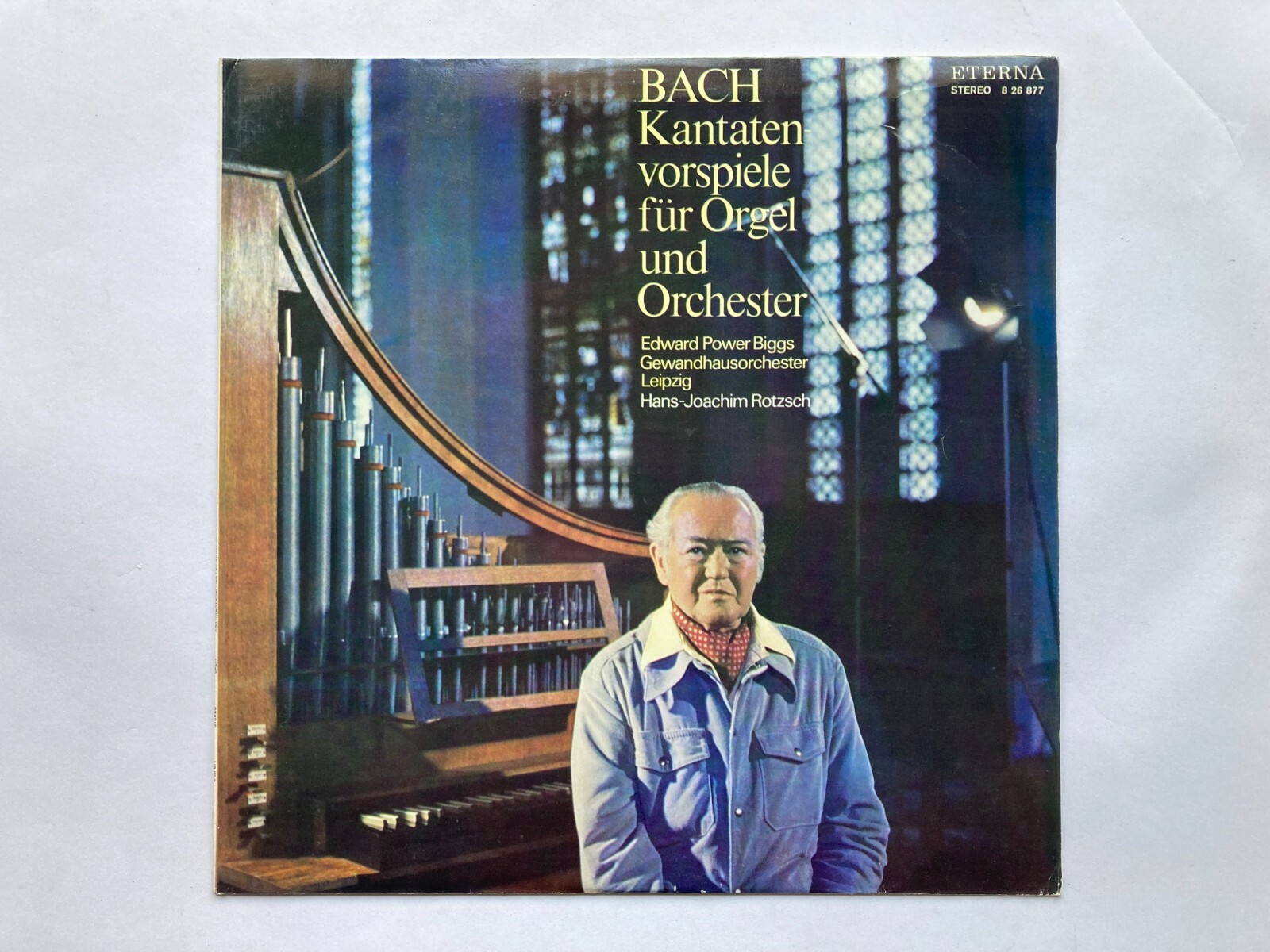 Bach Cantates Edward Power Briggs Eterna Vinyle LP Orgue Orchestre