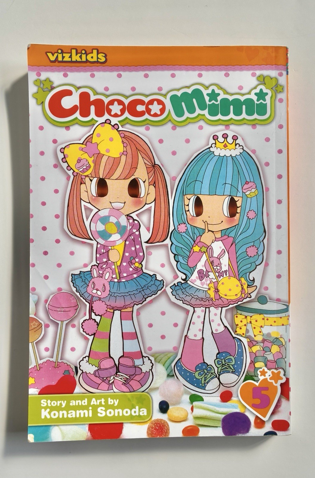 Choco Mimi Manga Volume 5 Versione Inglese di Konami Sonoda Libro tascabile