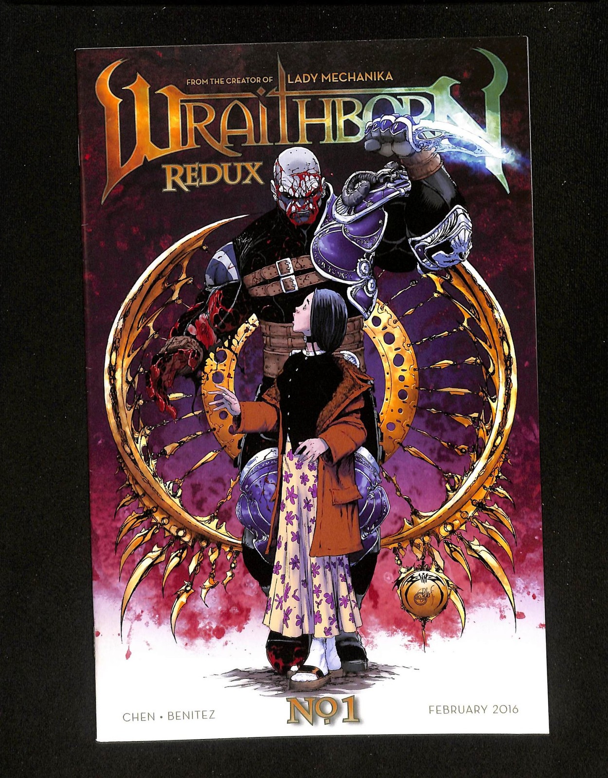 Wraithborn #1 Cover B Variante Benitez Produzioni 2016