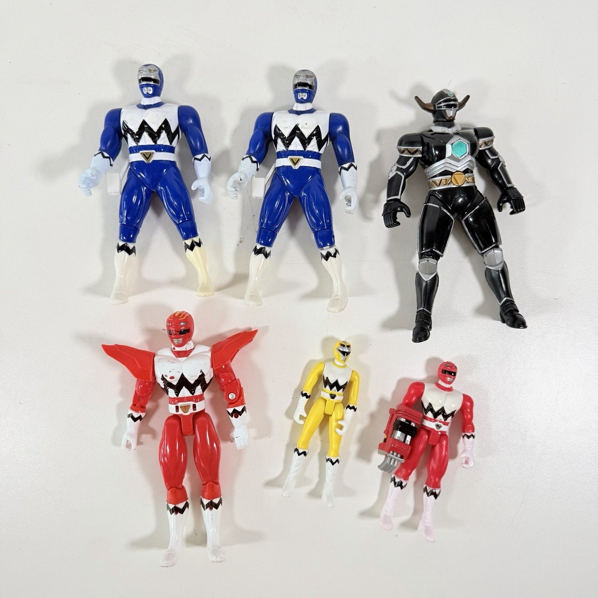 Bandai Power Rangers Lost Galaxy Action Figure Bundle 1998 X6